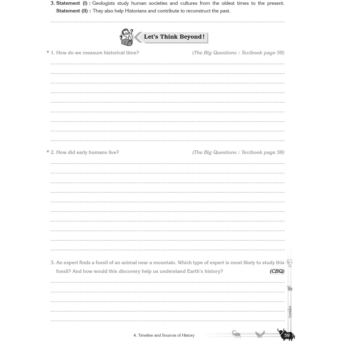 NCERT EXPLORING SOCIETY INDIA AND BEYOND (S.S.) WORKBOOK   |  Class  VI  |