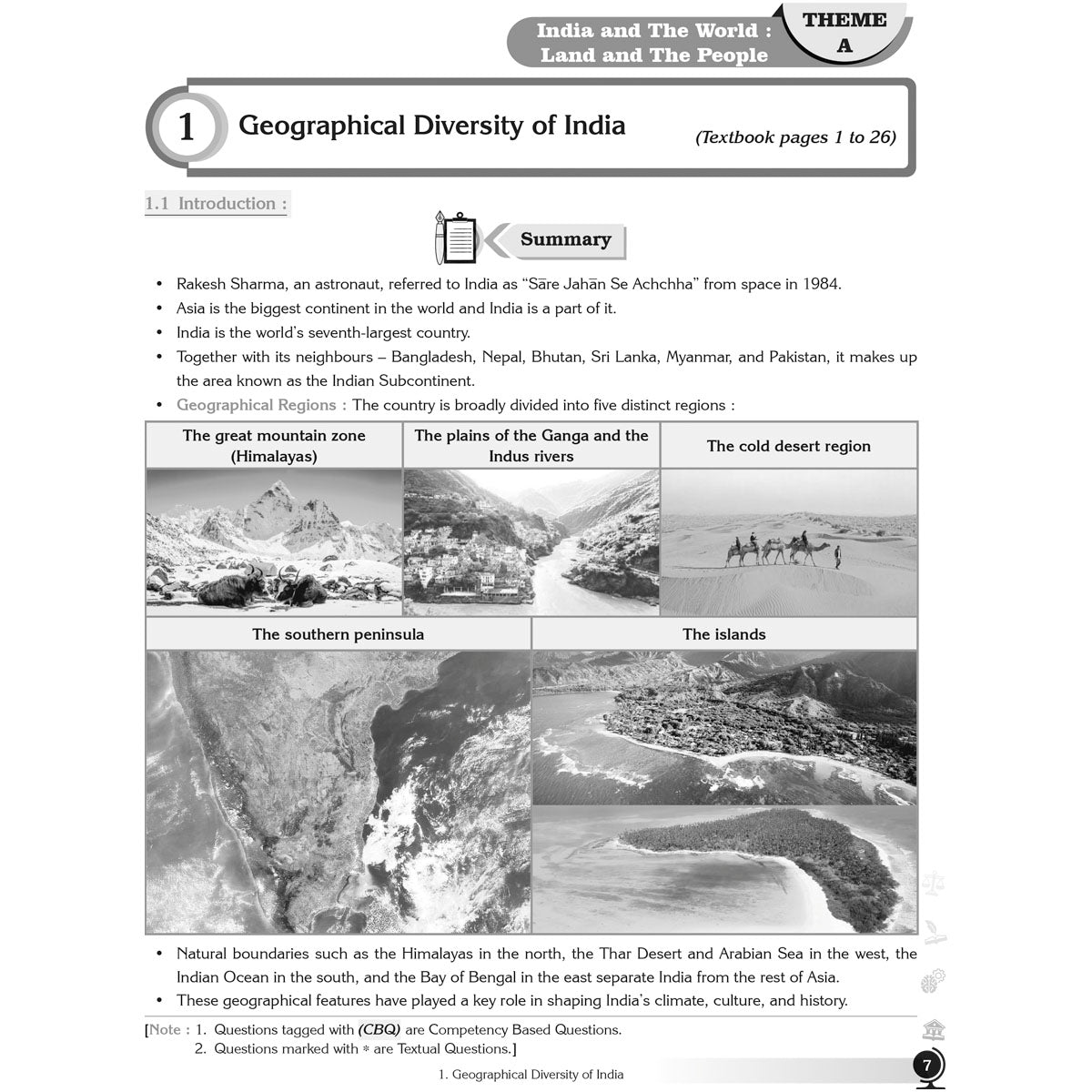 NCERT EXPLORING SOCIETY INDIA AND BEYOND (S.S.) WORKBOOK  |  Class  VII  |  PART - 1