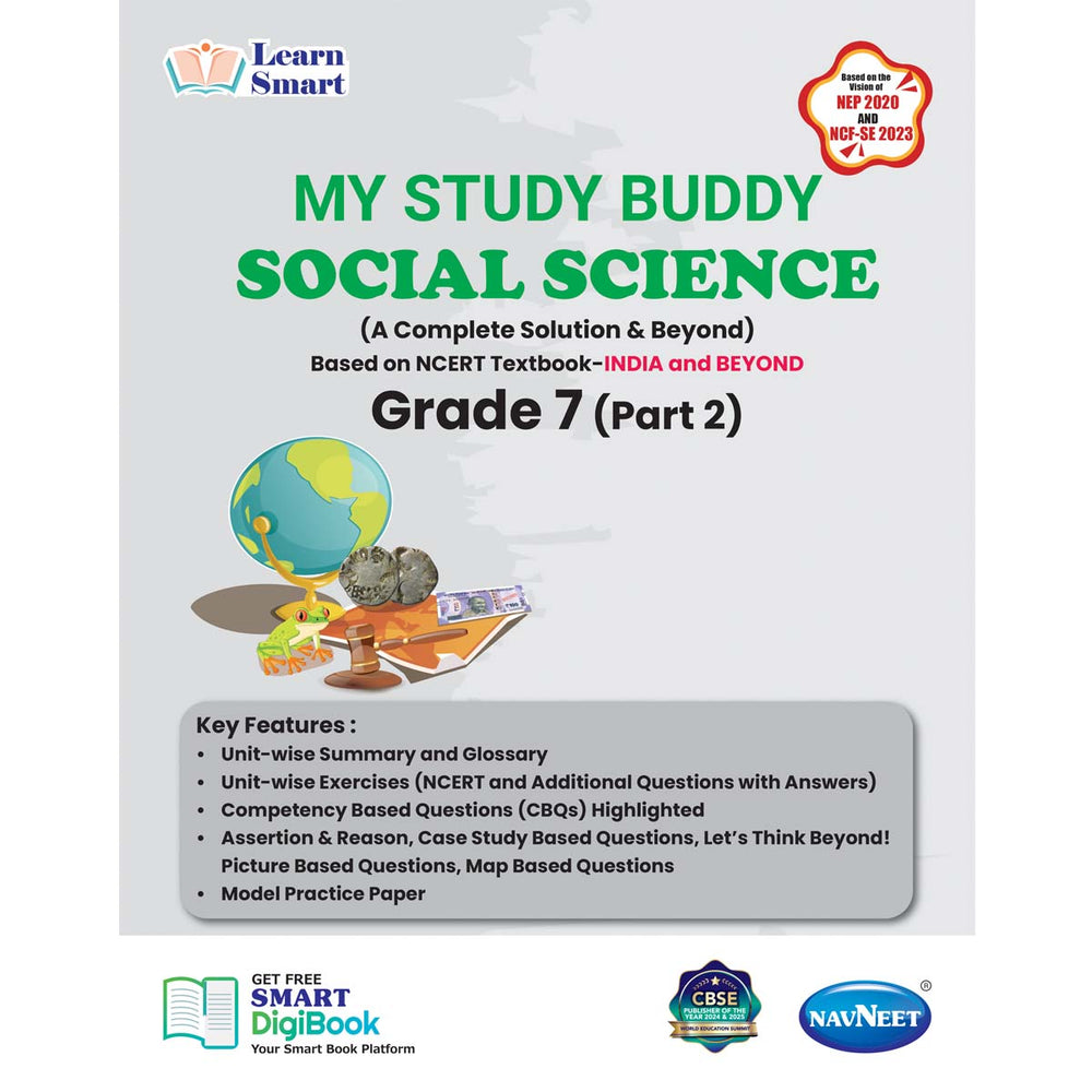 MY STUDY BUDDY - EXPLORING SOCIETY INDIA AND BEYOND (NCERT)  |  Class  VII  |  PART - 2