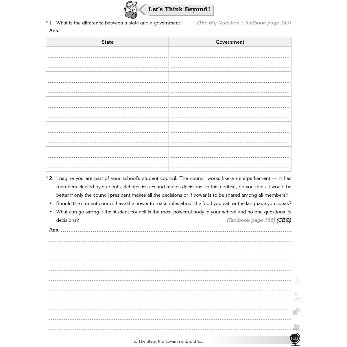 NCERT EXPLORING SOCIETY INDIA AND BEYOND (S.S.) WORKBOOK  |  Class  VII  |  PART - 2