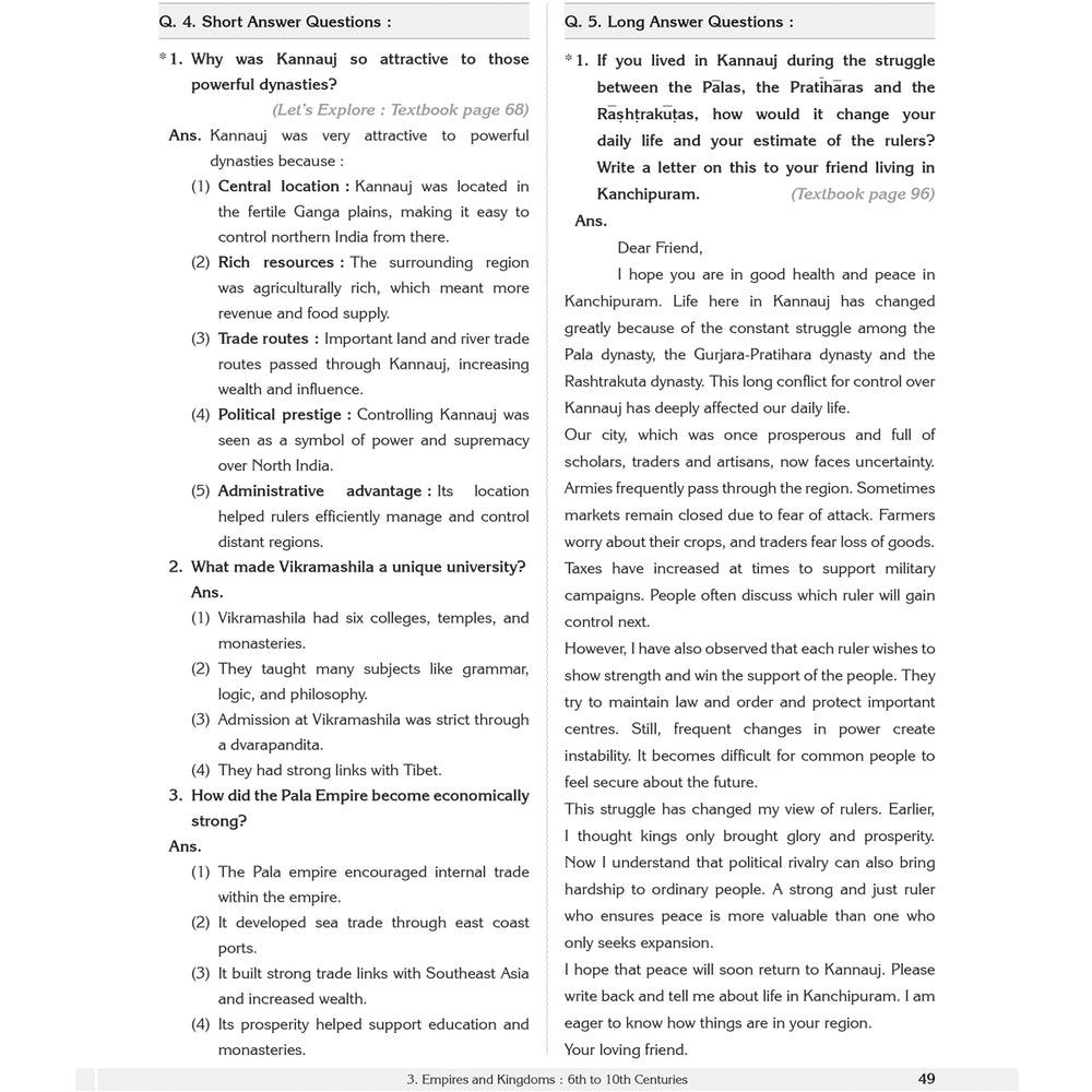 MY STUDY BUDDY - EXPLORING SOCIETY INDIA AND BEYOND (NCERT)  |  Class  VII  |  PART - 2