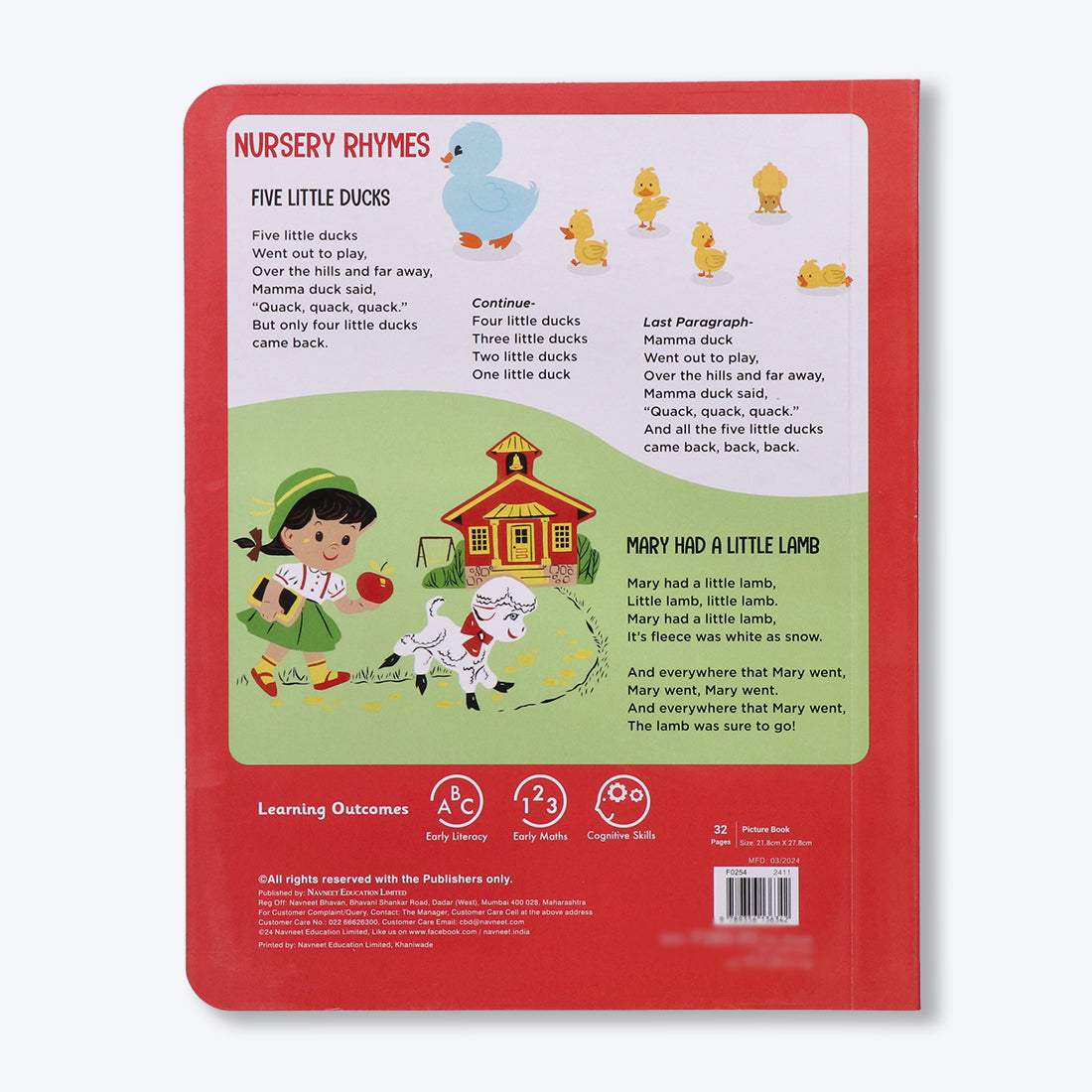 Navneet All In One Board Book (Eng.) - First Early Learning book for Kindergarten - Picture Board book for toddlers and babies - eBook - Animated interactive book - Audio Book
