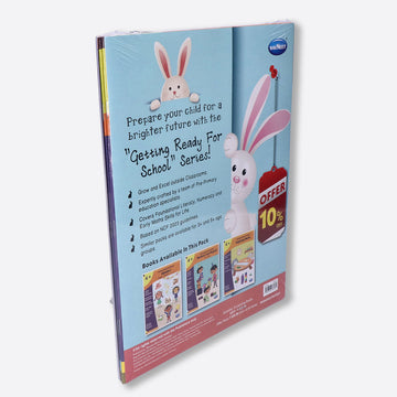 Navneet's Getting Ready for school for age  4+, Patterns and shapes, comparisons, Time, secondary colours, classification Pack Of 1