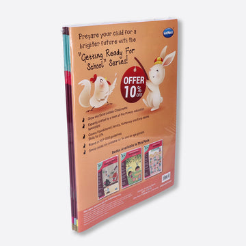 Navneet's Getting Ready for school 5+, Patterns, calendar,spatial concepts, 3D shapes, Addition & Subtraction Fundamentals, simple word Problems, Number Bonds Pack Of 1