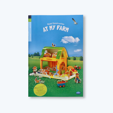 Navneet Model Construction At My Farm- Domestic & farm animals- Stem Learning book - 3D Paper Models for kids- Fun DIY Crafts - Mess Free activities- No Scissors & Glue
