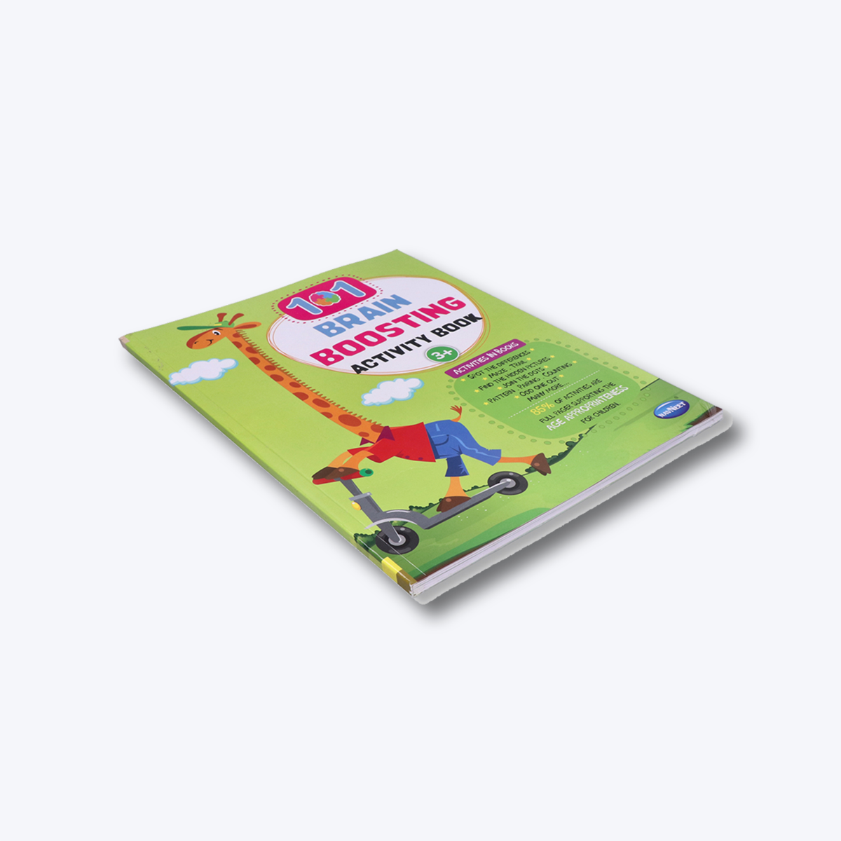 Navneet 101 Brain Boosting Activity Book- Preschool Kids- Age 3+, Logical reasoning, Best Brain teaser book- Fun activities - Maze, Hidden Picture, Puzzle, odd one out & more