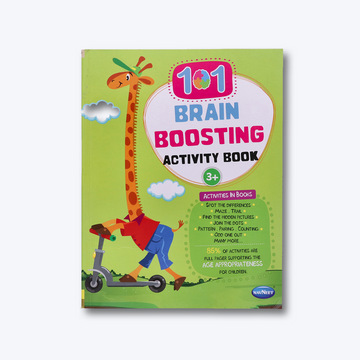 Navneet 101 Brain Boosting Activity Book- Preschool Kids- Age 3+, Logical reasoning, Best Brain teaser book- Fun activities - Maze, Hidden Picture, Puzzle, odd one out & more
