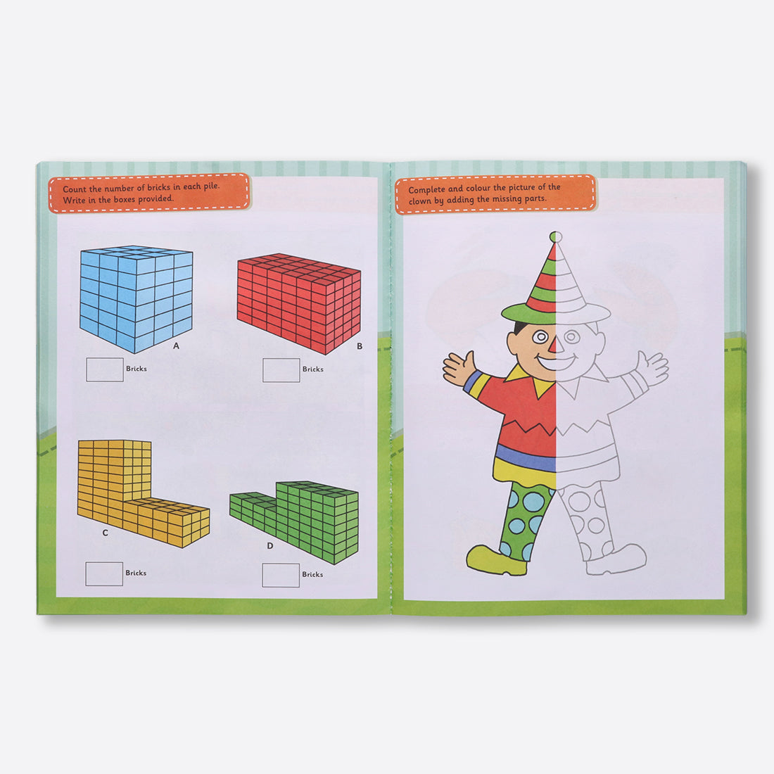 Navneet 101 Brain Boosting Activity Book -Preschool Kids- Age 5+, Logical reasoning, Best Brain teaser book- Fun activities like Doodling, Mental Maths, Colour by Code & more