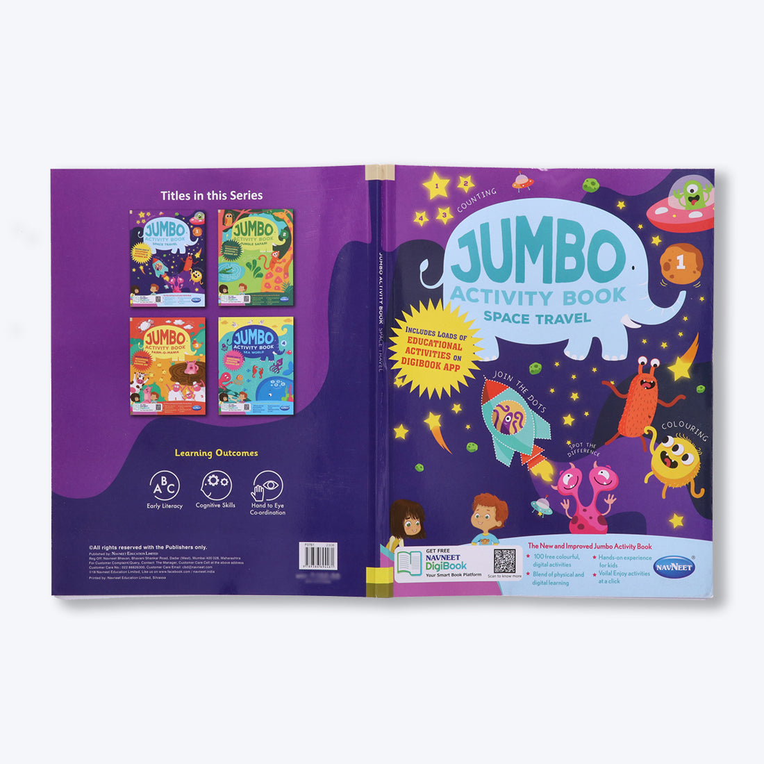 Navneet Jumbo Activity Book - I- Entertaining and relaxing activities for young children