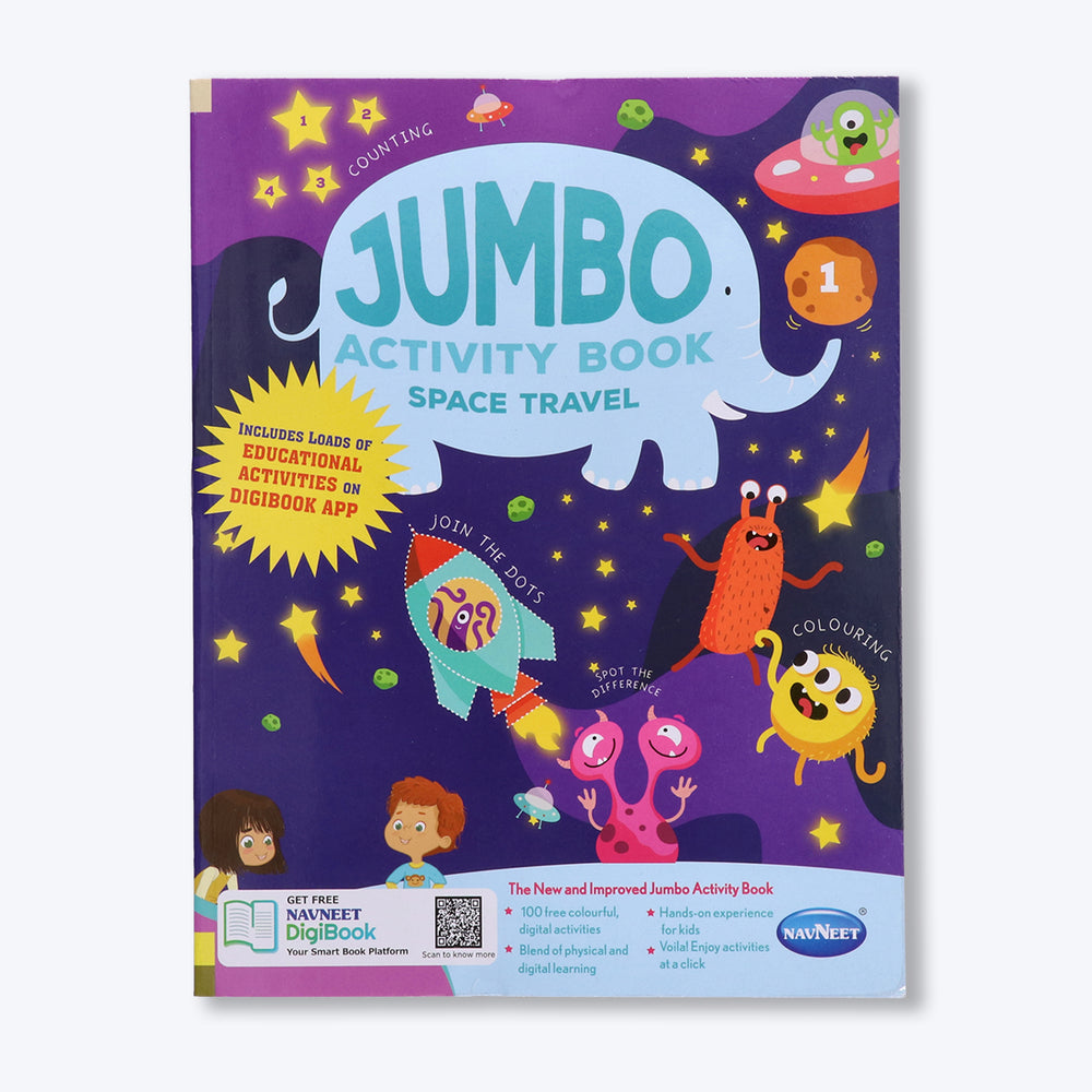 Navneet Jumbo Activity Book - I- Entertaining and relaxing activities for young children