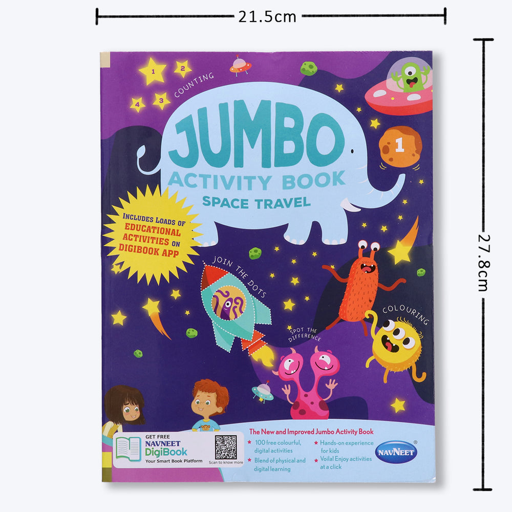 Navneet Jumbo Activity Book - I- Entertaining and relaxing activities for young children