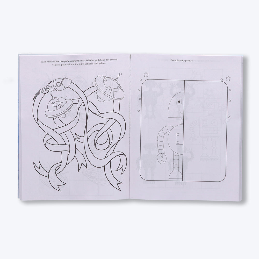 Navneet Jumbo Activity Book - I- Entertaining and relaxing activities for young children