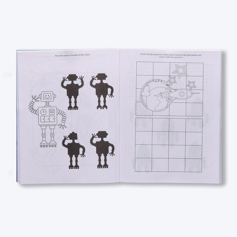 Navneet Jumbo Activity Book - I- Entertaining and relaxing activities for young children