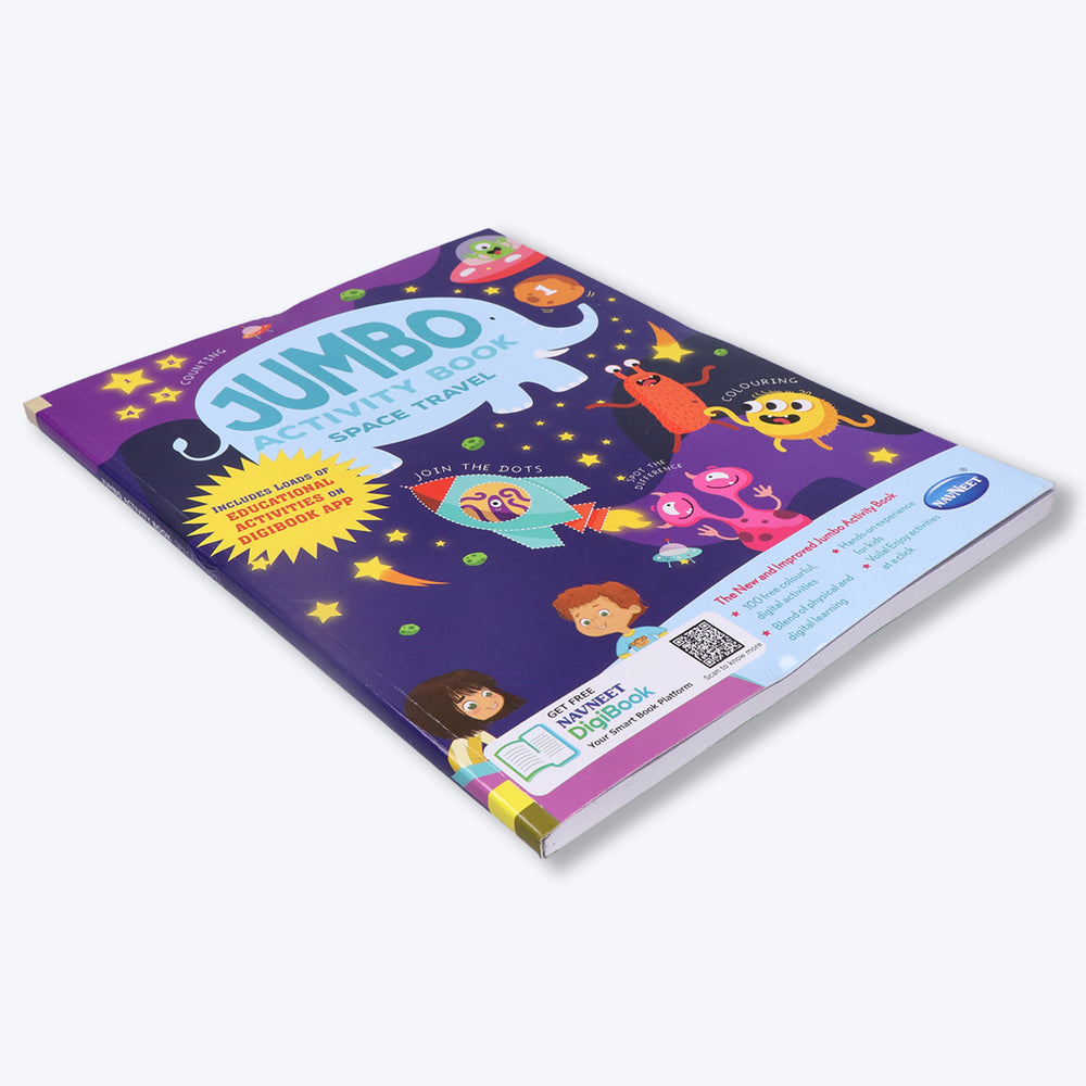 Navneet Jumbo Activity Book - I- Entertaining and relaxing activities for young children