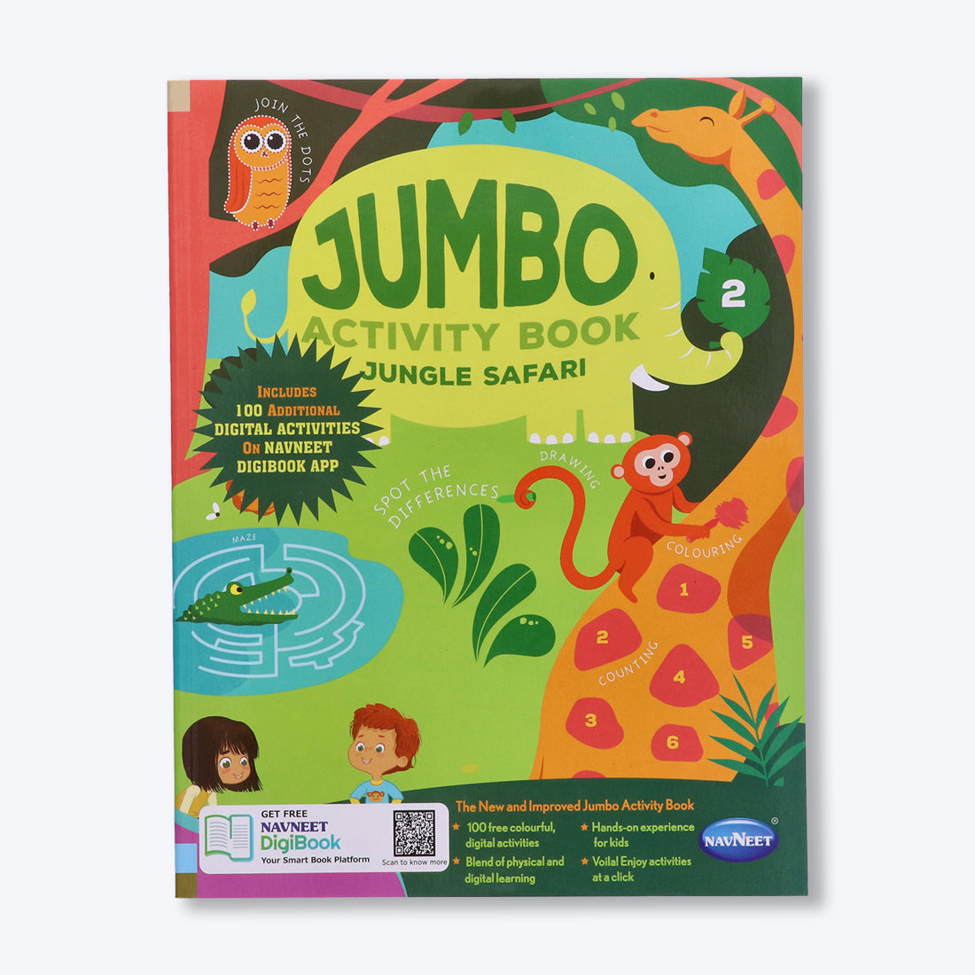 Navneet Jumbo Activity Book - II- Entertaining and relaxing activities for young children