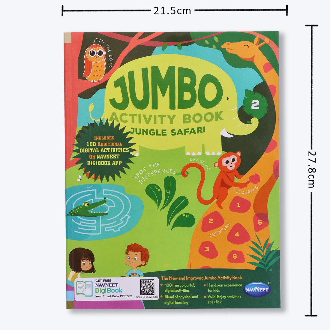 Navneet Jumbo Activity Book - II- Entertaining and relaxing activities for young children