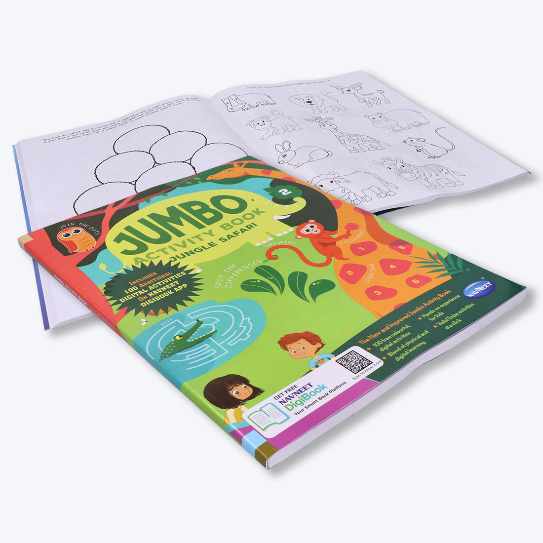 Navneet Jumbo Activity Book - II- Entertaining and relaxing activities for young children