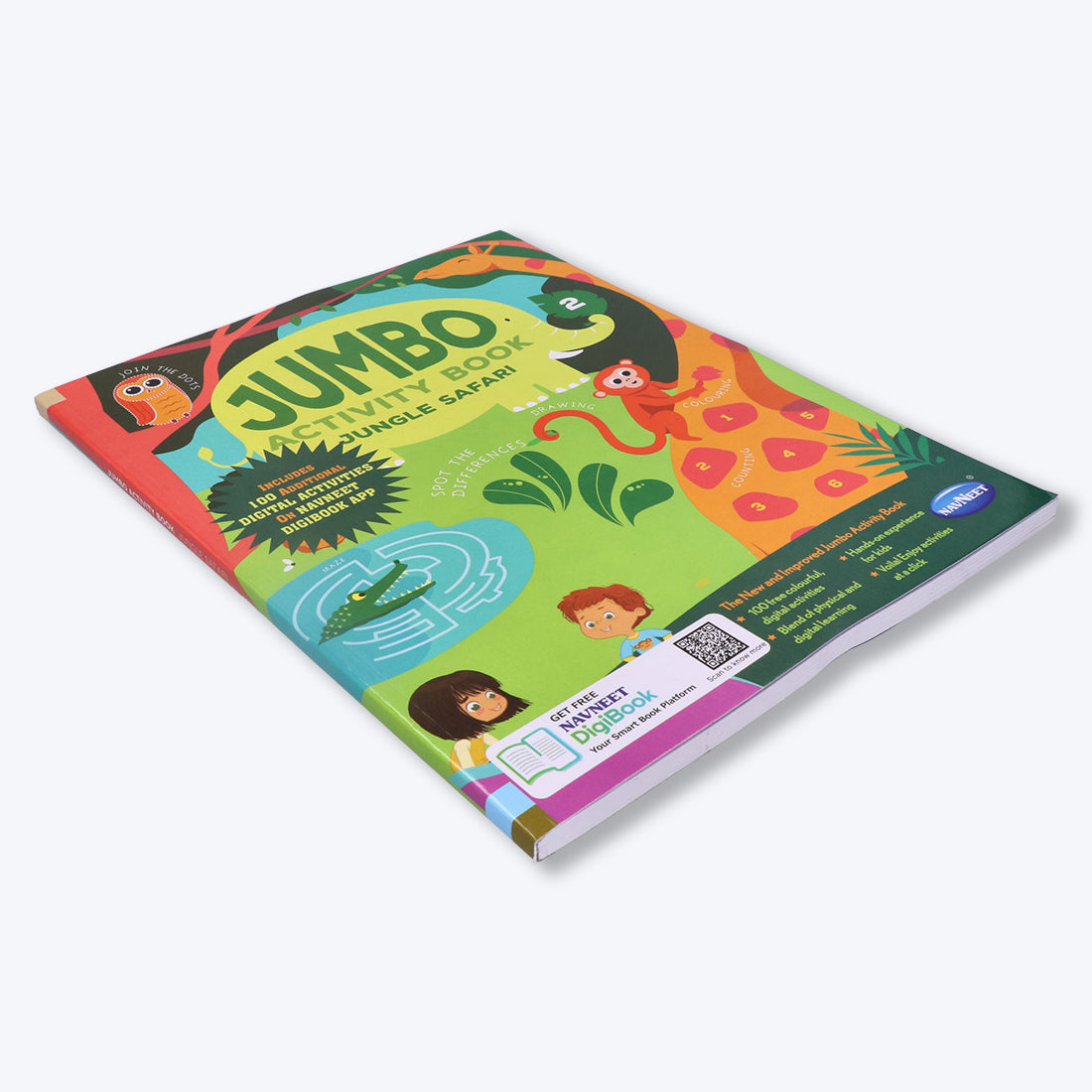 Navneet Jumbo Activity Book - II- Entertaining and relaxing activities for young children