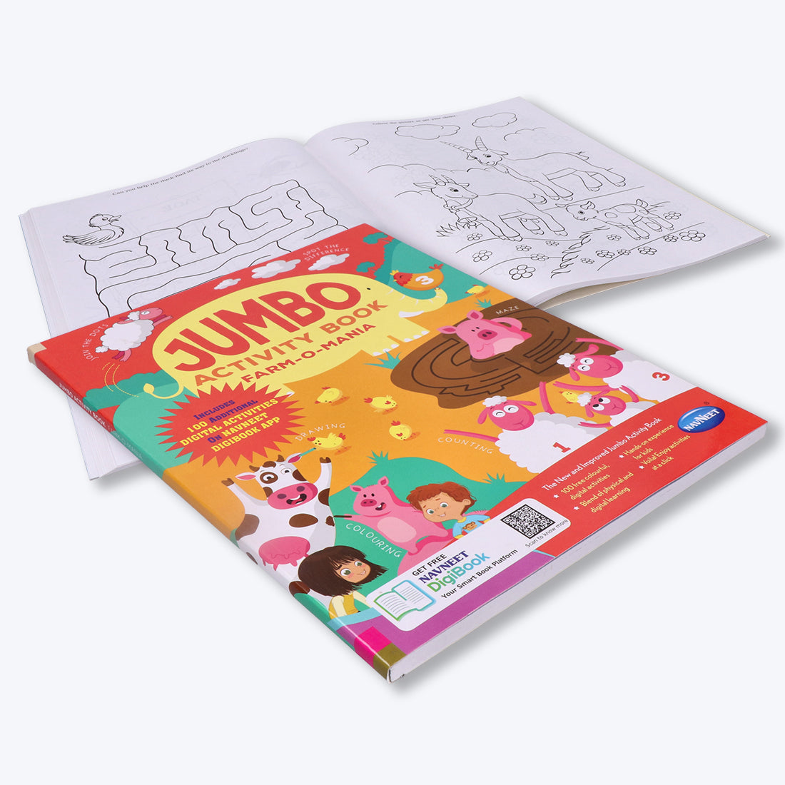 Navneet Jumbo Activity Book - III- Entertaining and relaxing activities for young children