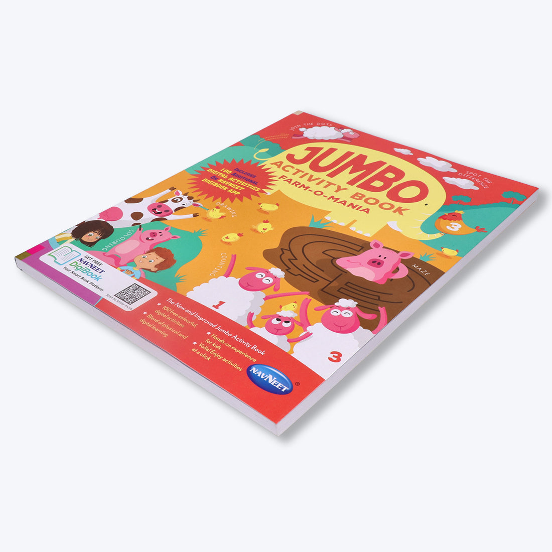 Navneet Jumbo Activity Book - III- Entertaining and relaxing activities for young children