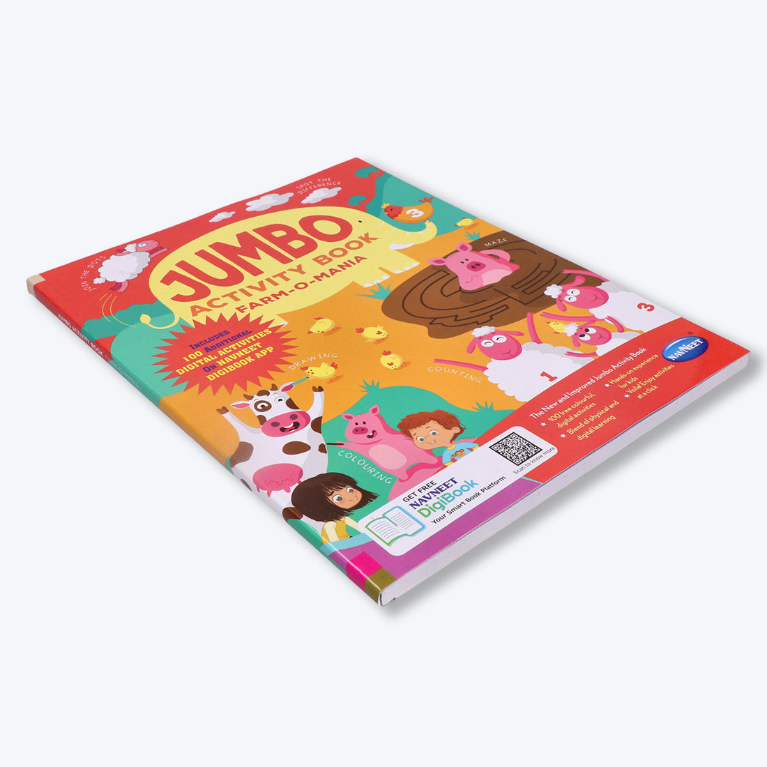 Navneet Jumbo Activity Book - III- Entertaining and relaxing activities for young children