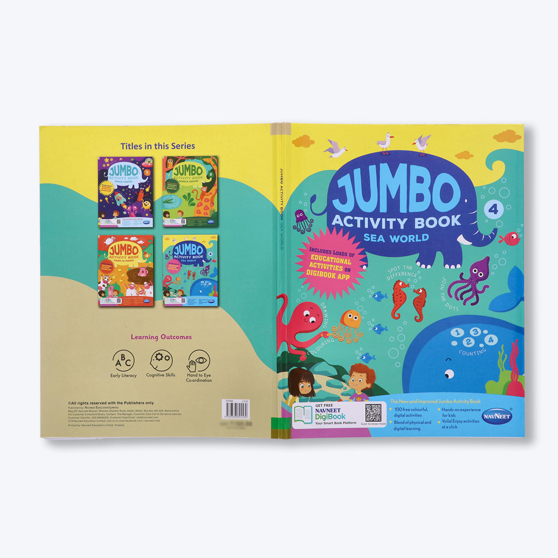 Navneet Jumbo Activity Book - IV-Entertaining and relaxing activities for young children