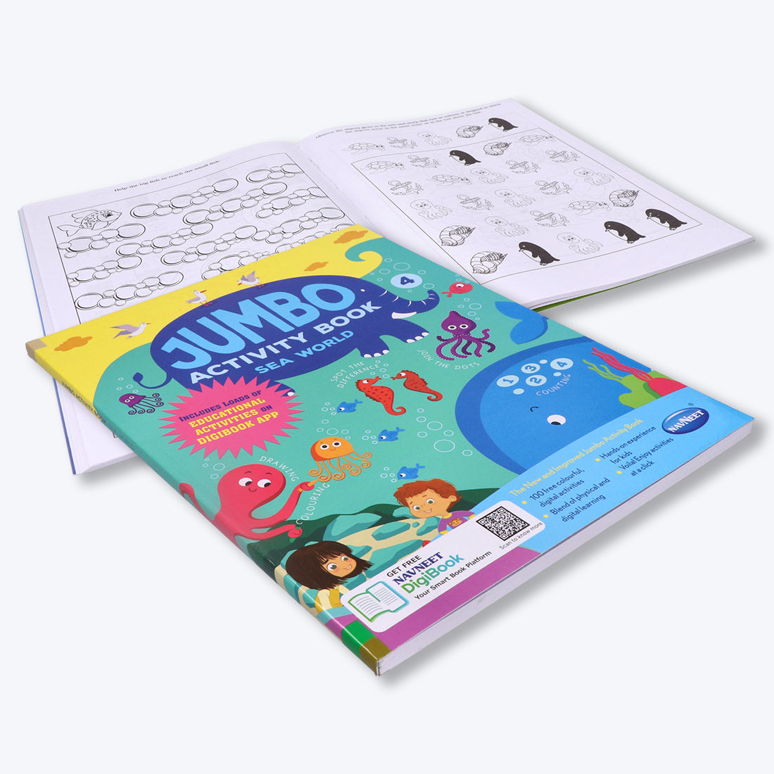 Navneet Jumbo Activity Book - IV-Entertaining and relaxing activities for young children