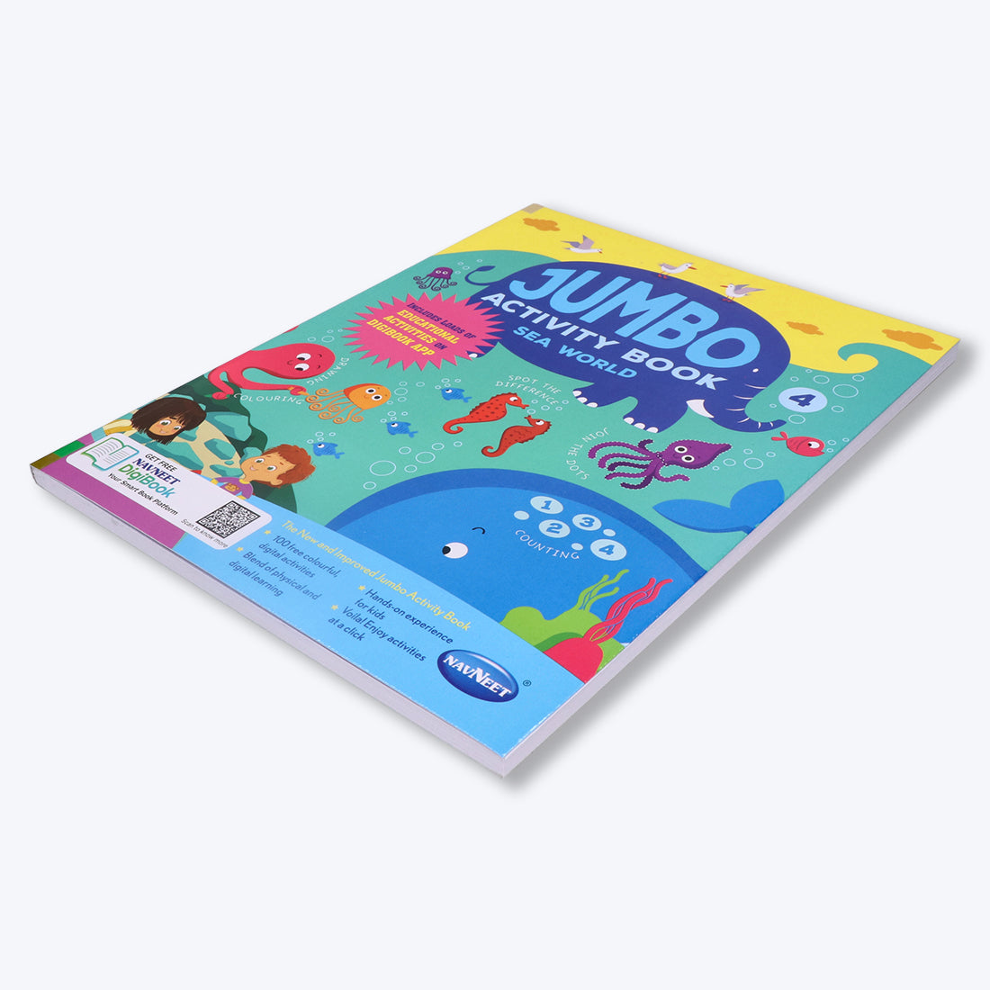 Navneet Jumbo Activity Book - IV-Entertaining and relaxing activities for young children