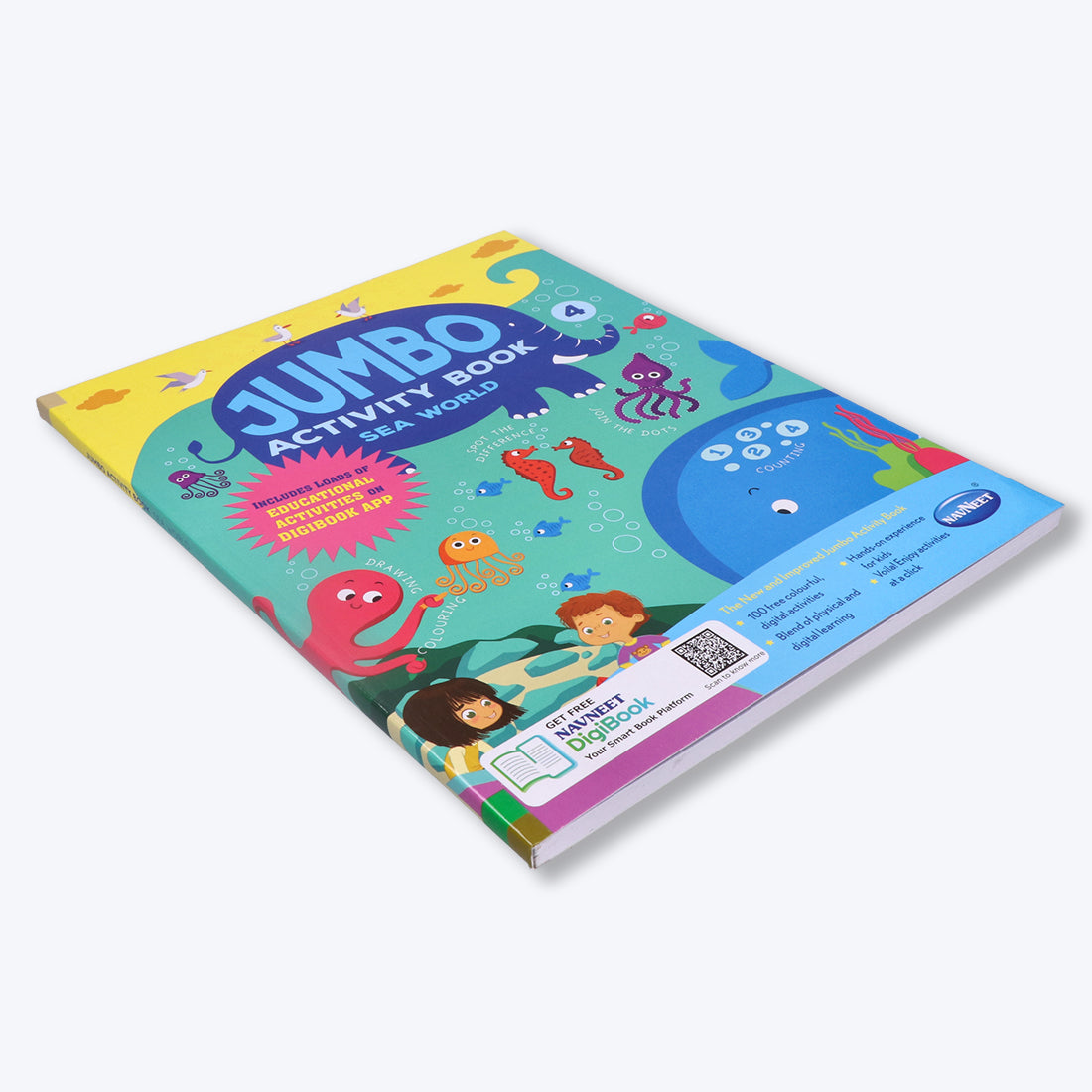 Navneet Jumbo Activity Book - IV-Entertaining and relaxing activities for young children