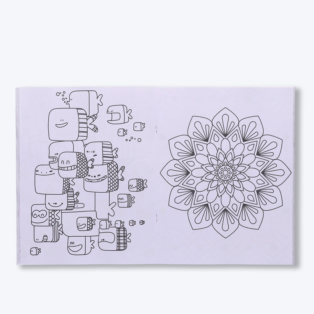 Navneet Abstract Colouring Book - Stress Relieving - Enjoy - Creative colouring book - Youva Stationery- 80+ pages