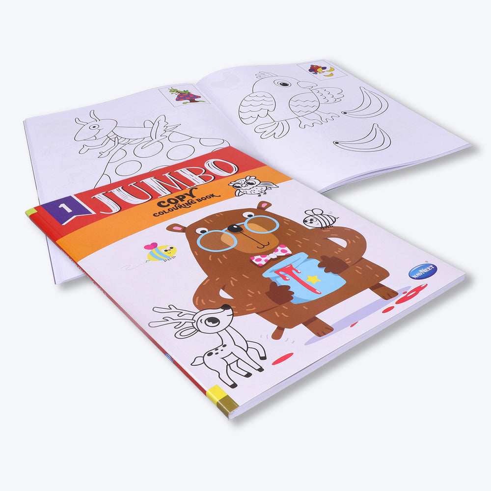 Navneet Jumbo Copy Colouring Book 1 Best for toddlers and younger kids