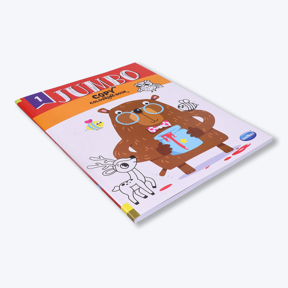 Navneet Jumbo Copy Colouring Book 1 Best for toddlers and younger kids