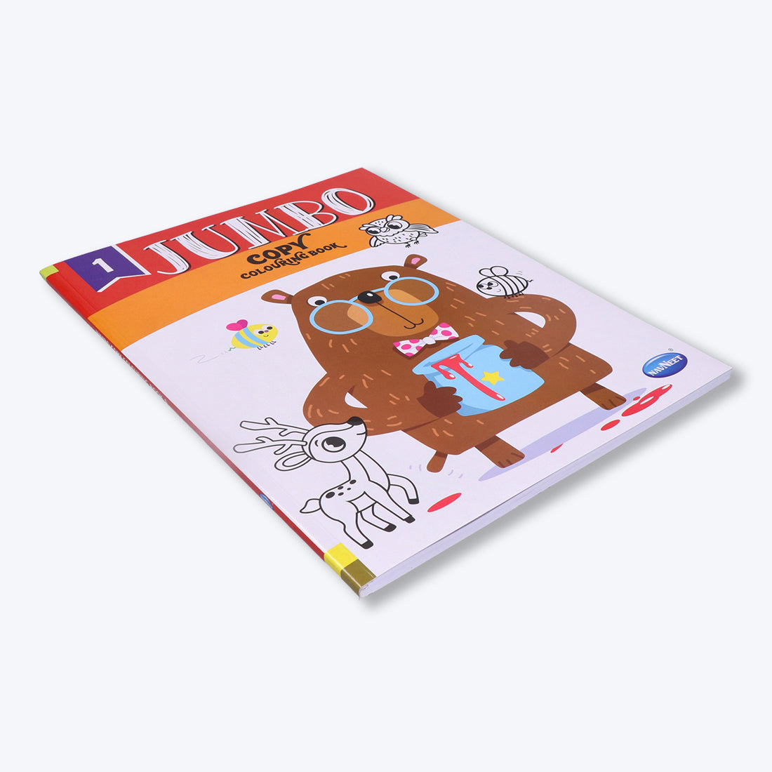 Navneet Jumbo Copy Colouring Book 1 Best for toddlers and younger kids