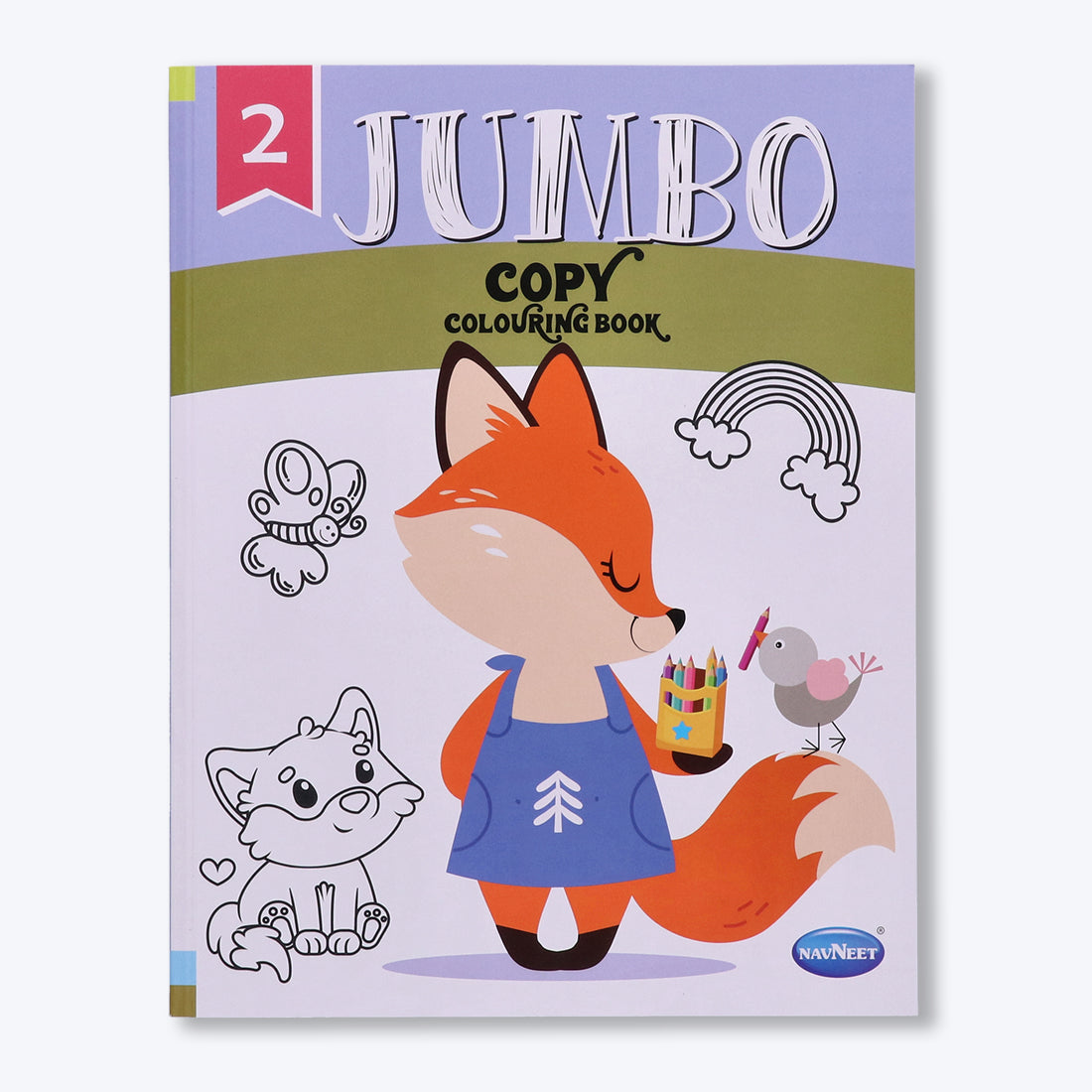 Navneet Jumbo Copy Colouring Book 2 Best for toddlers and younger kids