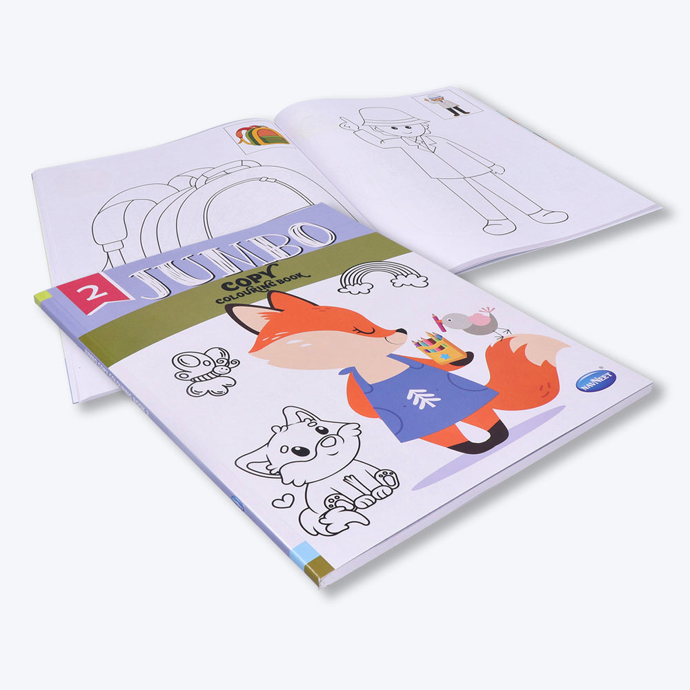 Navneet Jumbo Copy Colouring Book 2 Best for toddlers and younger kids
