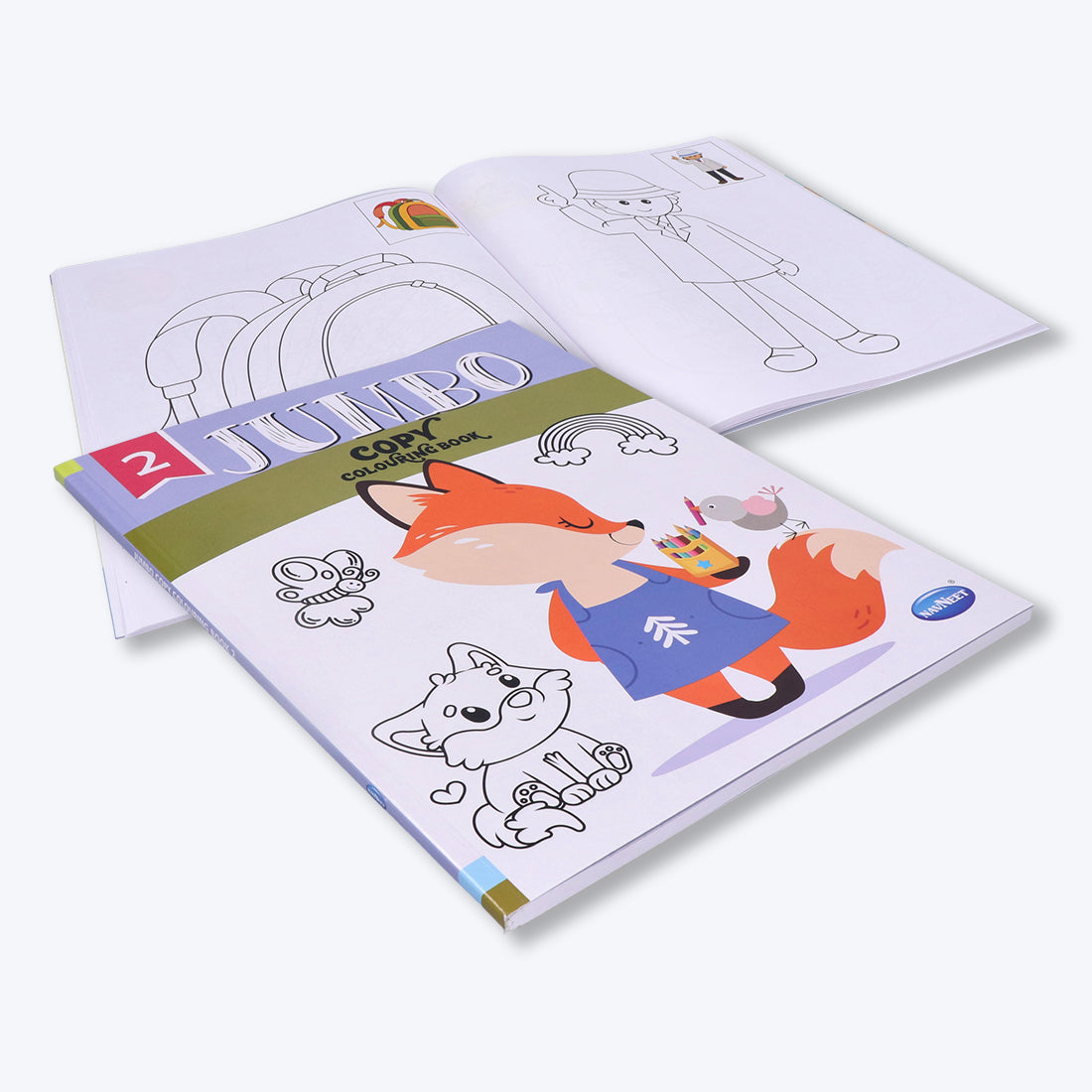 Navneet Jumbo Copy Colouring Book 2 Best for toddlers and younger kids