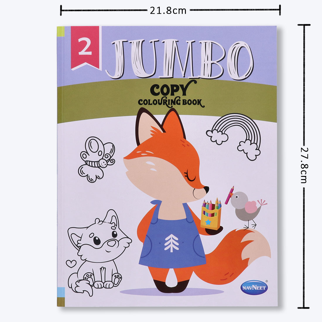 Navneet Jumbo Copy Colouring Book 2 Best for toddlers and younger kids