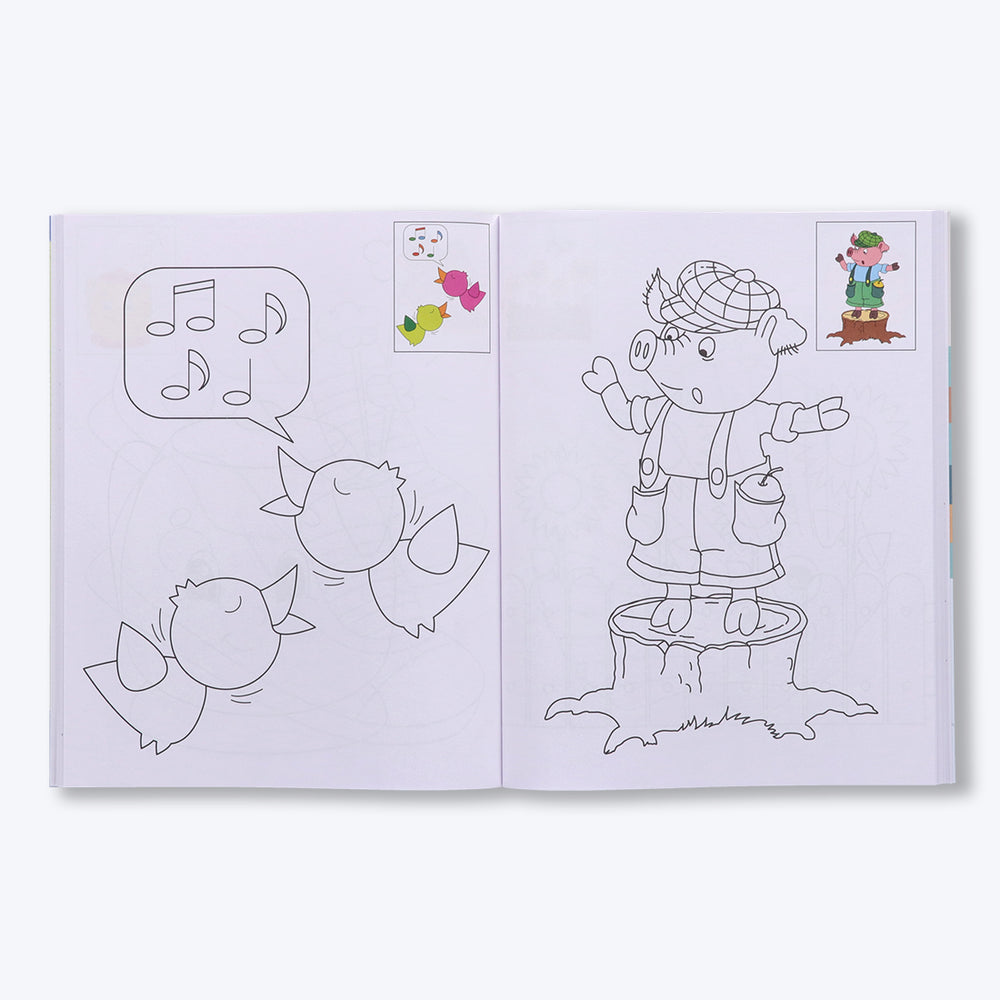 Navneet Jumbo Copy Colouring Book 2 Best for toddlers and younger kids