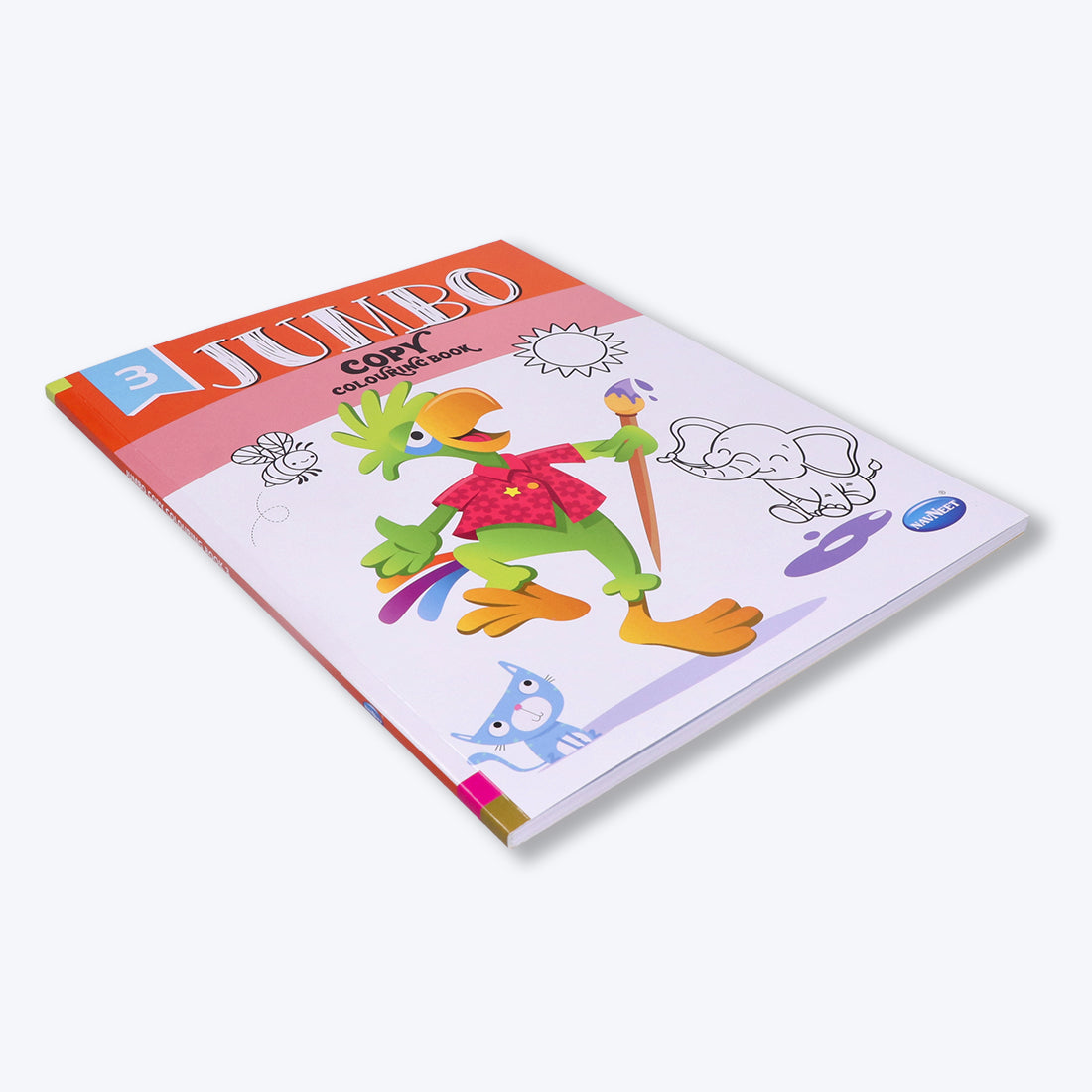 Navneet Jumbo Copy Colouring Book 3 Best for toddlers and younger kids