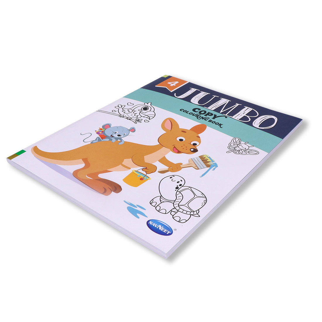 Navneet Jumbo Copy Colouring Book 4 Best for toddlers and younger kids