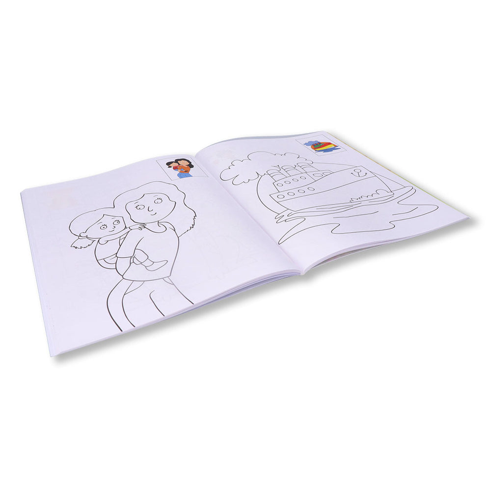 Navneet Jumbo Copy Colouring Book 4 Best for toddlers and younger kids