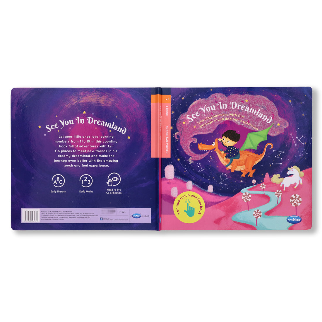 Navneet See You In Dreamland Book- Innovative Book- Number 1 to 10- Touch and feel book