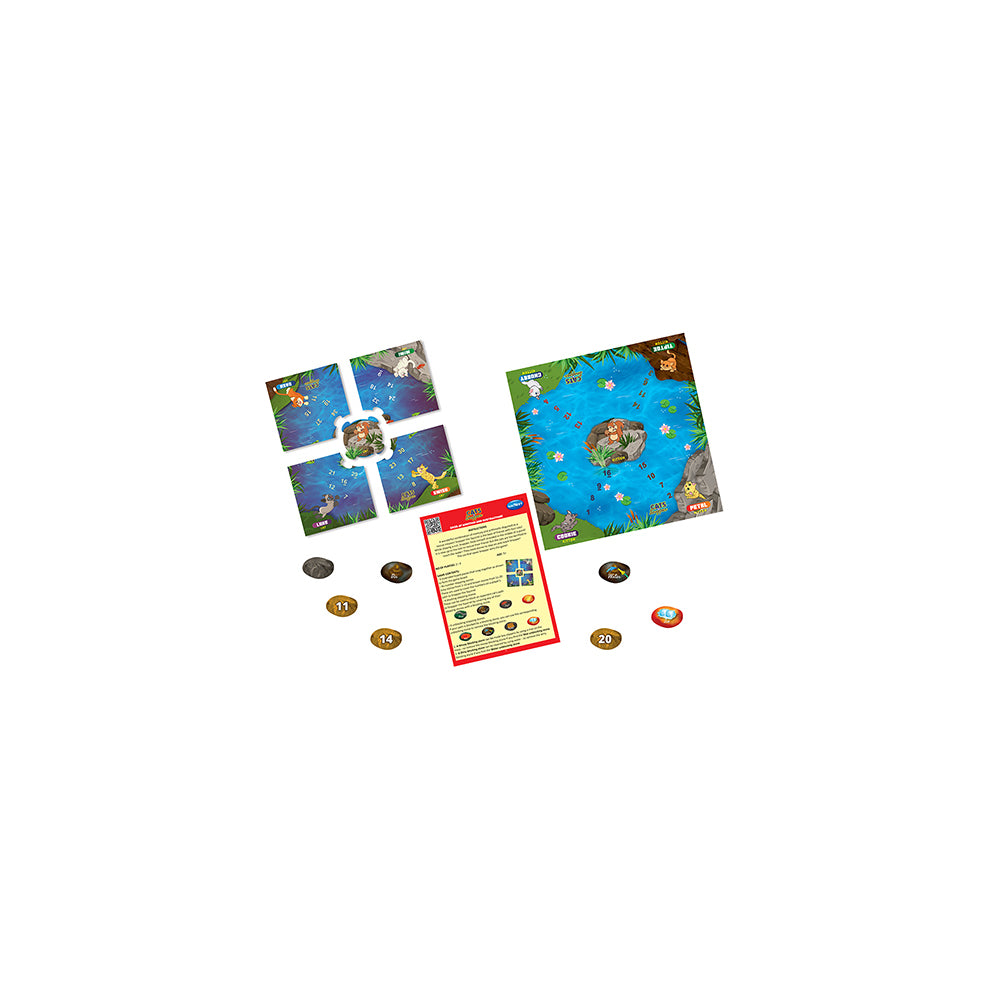Navneet Cats N' Snapper Board Game - Practice addition & subtraction - Best Educational family Game ÃƒÂ¢Ã¢â€šÂ¬Ã¢â‚¬Å“ Gift for Age 5 & up ÃƒÂ¢Ã¢â€šÂ¬Ã¢â‚¬Å“ Foundational Math game - Mental Maths learning