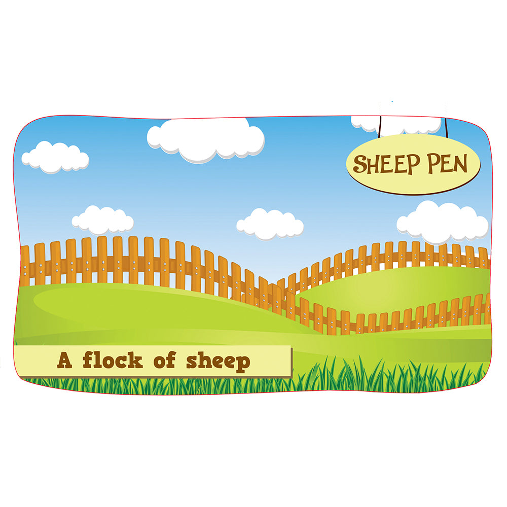 Navneet Red and Rusty's Farm Board Games- Collective nouns- Age 3 & up- Birthday Gift - Educational Grammar game- Animal world - Foundational Literacy skill - Family fun