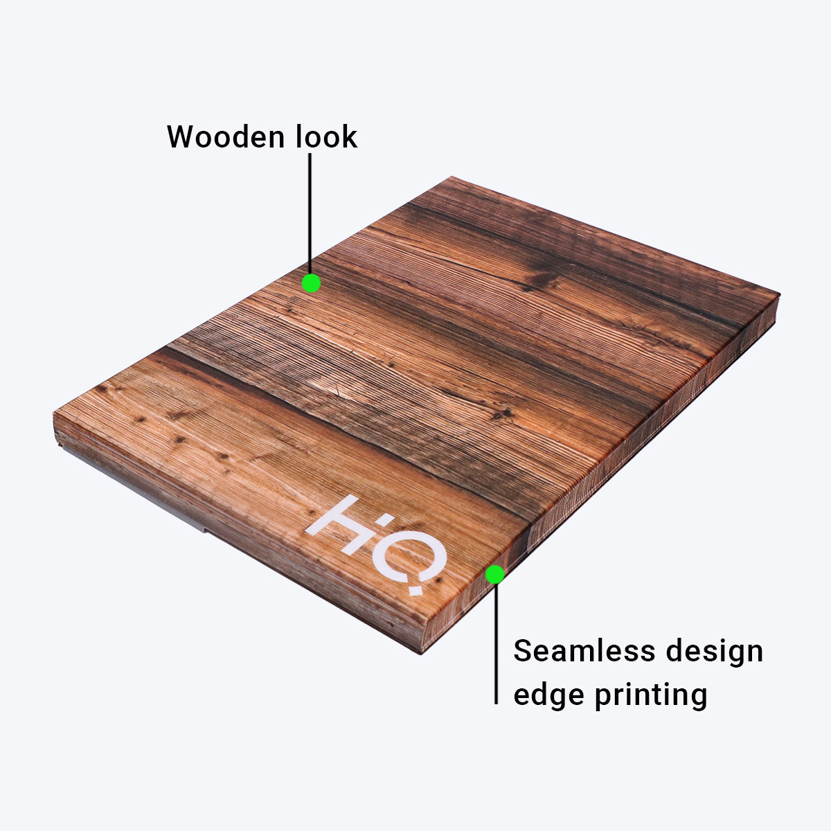 Navneet HQ | Login Notebook|Wood finish designs|Case Bound / Hard Cover Notebook | A5 Size - 21 cm x 14.8 cm | Single Line | 192 Pages | Pack of 1