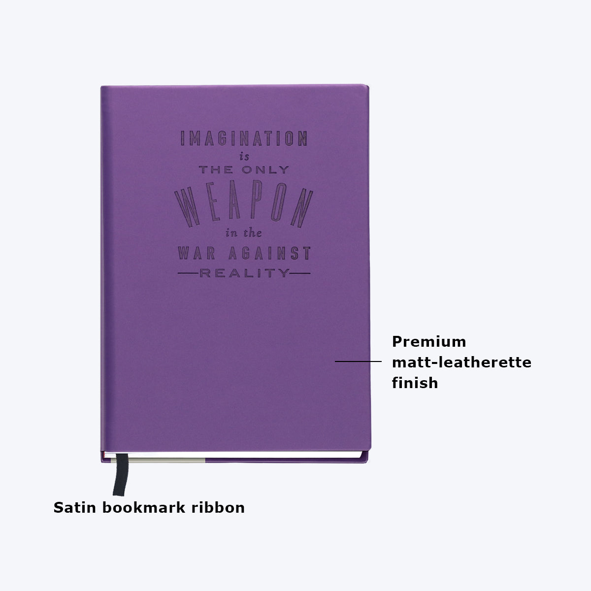 Navneet HQ | Inspire| Hard Case Notebook - Assorted colours with Inspirational quotes | Leather-like Look | For Professional and Personal Use | Single Line | A5 Size - 21 cm x 14.8 cm | 192 Pages