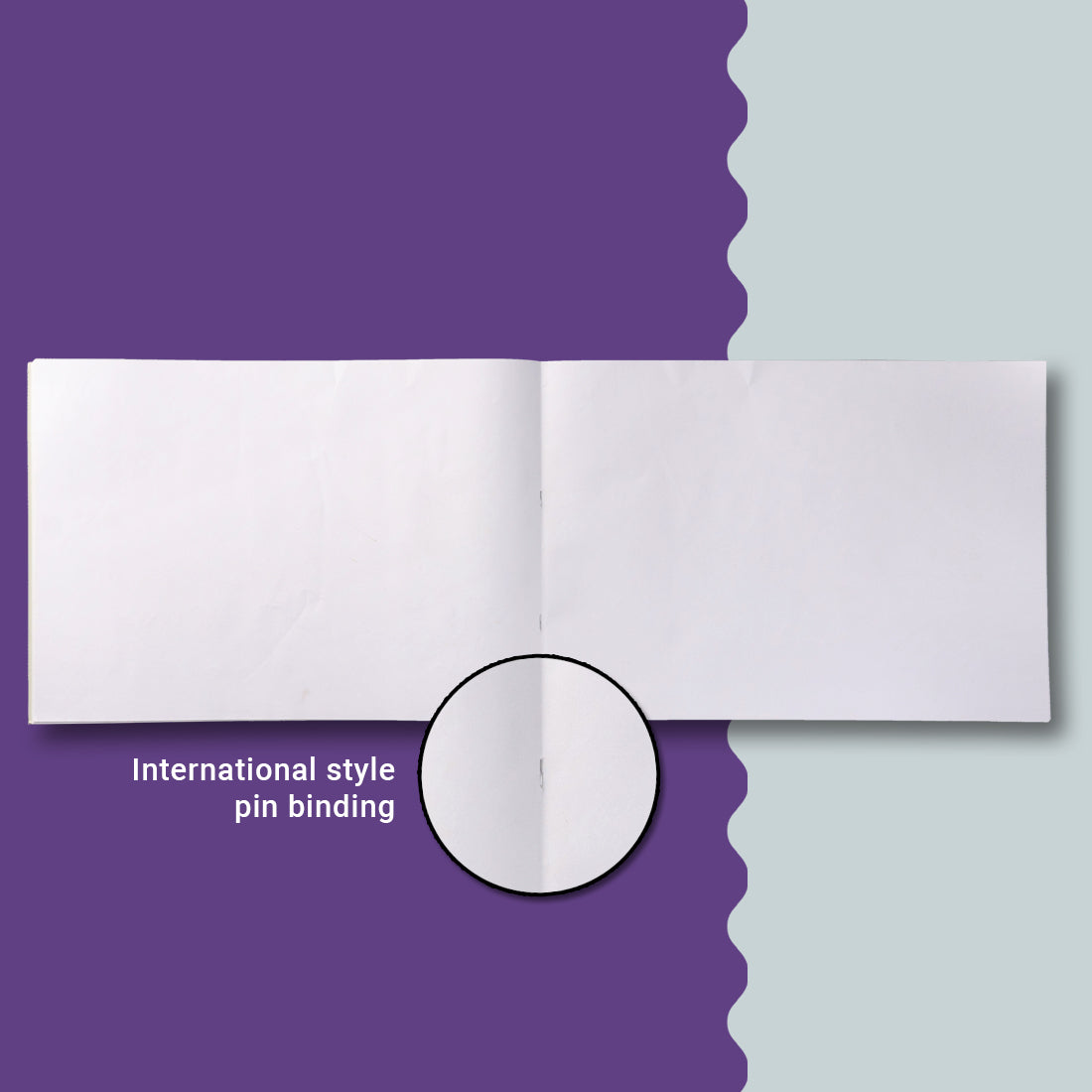 Violet Drawing Book (33.7cm x 24cm) YOUVA  Drawing Book
