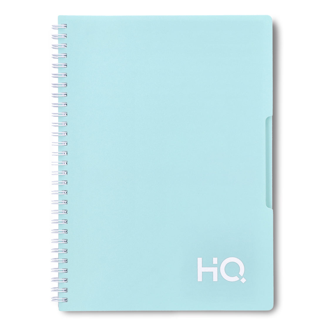 Navneet HQ | Single Subject Book - Mint Green with PP cover | For office and personal use | Wiro / Spiral Bound | Single Line | A5 Size - 14.8 cm x 21 cm | 160 Pages | Pack of 1