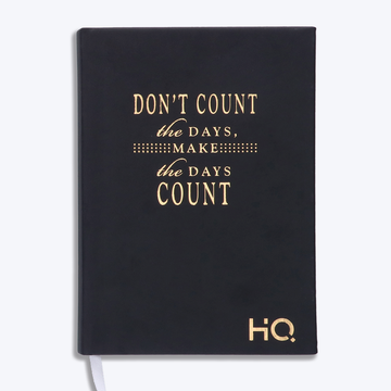 Navneet HQ | PU Cover Case Bound Notebook with gold foiling qoutes| For Personal and Office Use | Single Line | A5 Size - 21 cm x 14.8 cm | 192 Pages, Multicolor Pack Of 1