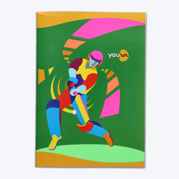 Navneet Youva | Soft Bound Long book/ Soft cover Notebook for Students |Cricket World Cup edition| A4 size- 21 cm x 29.7 cm | Single Line |  172 Pages Pack Of 6